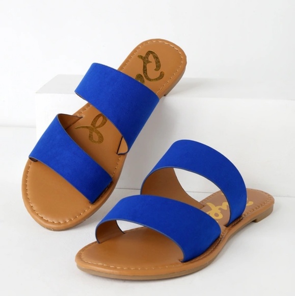 🆕️//The Estrella// cobalt blue strappy sandal - Picture 4 of 5